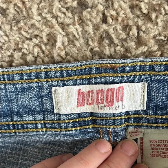 Y2K Vintage Micro BONGO Jean Shorts - Picture 9 of 10